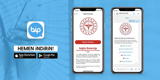 Bakanlık, BiP'te 'Koronavirüs Bilgilendirme ve Danışma Kanalı' açtı