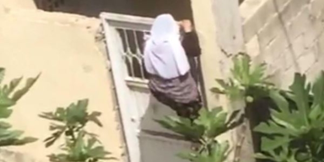 75'lik nine örümcek gibi tırmandı, duvardan atlayarak kaçtı