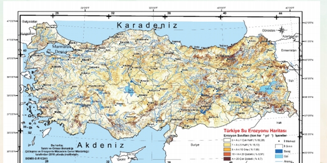 Cumhurbakanlndan 'Trkiye Su Erozyonu Haritas' konulu Genelge