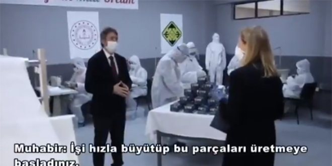 Meslek liselerindeki dikkat çeken üretim bu kez İngiliz medyasında