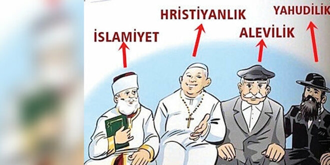 Belediye'nin dağıttığı kitapçıktaki görseller tepki oluşturdu