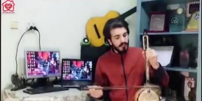 Rize'de 'Çayeli'nden öteye' türküsü Kovid-19'a göre uyarlandı
