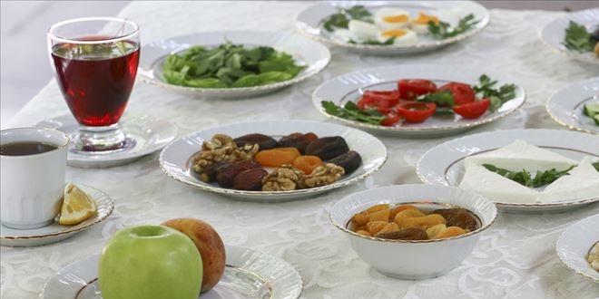 Ramazan planl beslenmeyle sala salk katyor