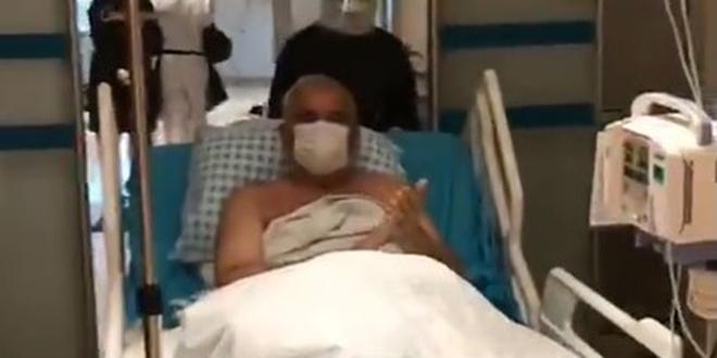 Belediye başkan yardımcısı alkışlarla yoğun bakımdan çıktı