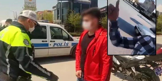 20 yaşın altındaki kişiye hem trafik hem korona cezası