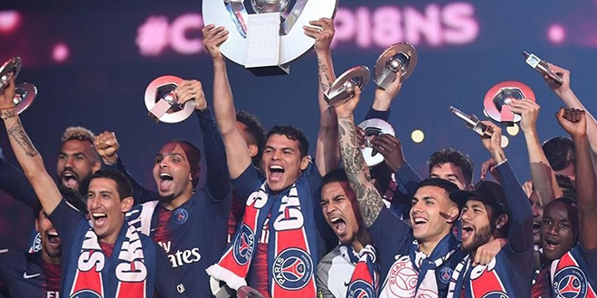 Fransa'da PSG şampiyon ilan edildi