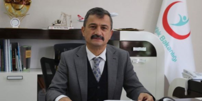Koronavirüsü yenen Sağlık Müdürü görevine başladı