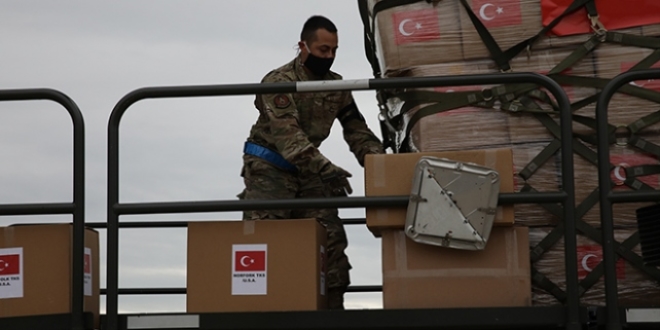 ABD'den Türkiye'ye tıbbi malzeme yardımı teşekkürü