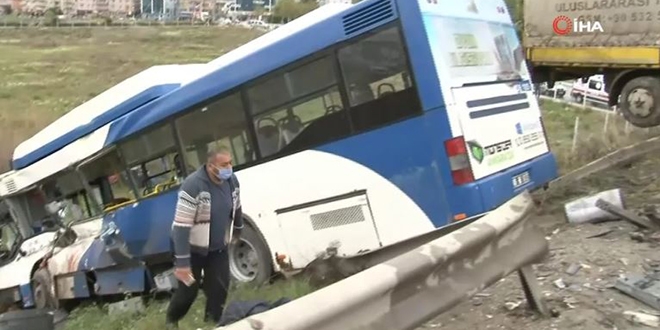 Ankara'da TIR ile EGO otobüsü çarpıştı! 9 kişi yaralandı
