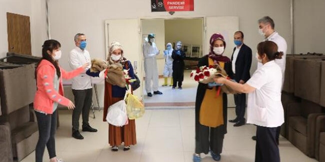 Şanlıurfa'da koronavirüsü yenen 5 kişi taburcu oldu