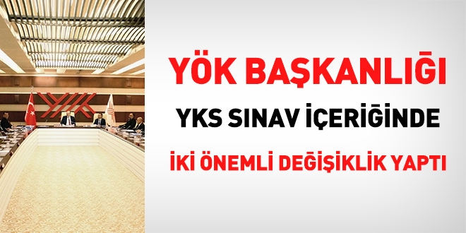 TYT sınav süresi artırıldı, baraj puanı düşürüldü