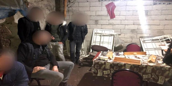 Garajda okey partisi pahalıya patladı
