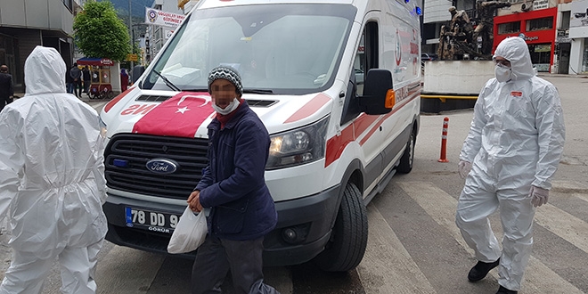 Karantina altındaki köyden kaçtı polislere yakalandı