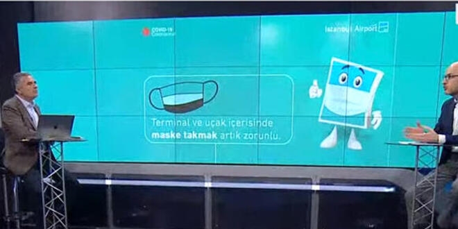 Havalimanında maske zorunluluğu, müdahale edilecek...
