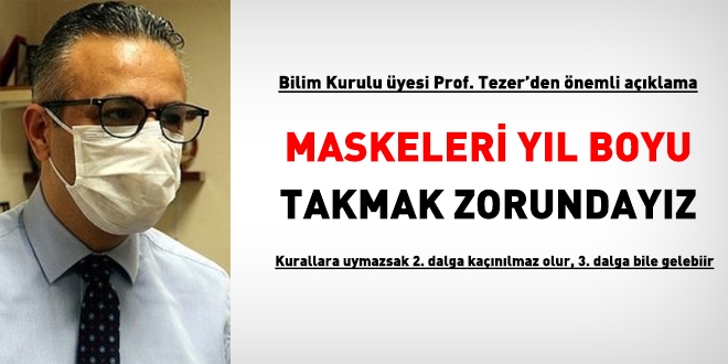 'Kurallara uymazsak, 2. dalga kaçınılmaz 3. dalga bile görülebilir'