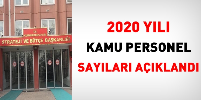 2020 yılı Kamu personel sayıları açıklandı