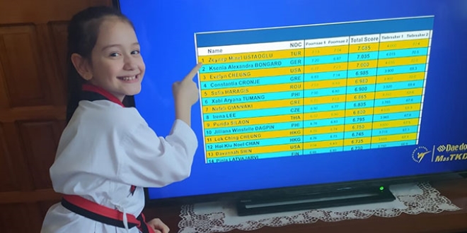 İzmirli Zeynep evden çıkmadan Avrupa ikincisi oldu