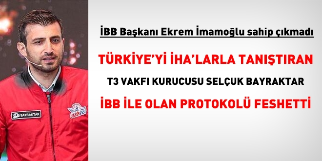 Selçuk Bayraktar açıkladı: İBB ile yolumuzu ayırdık!