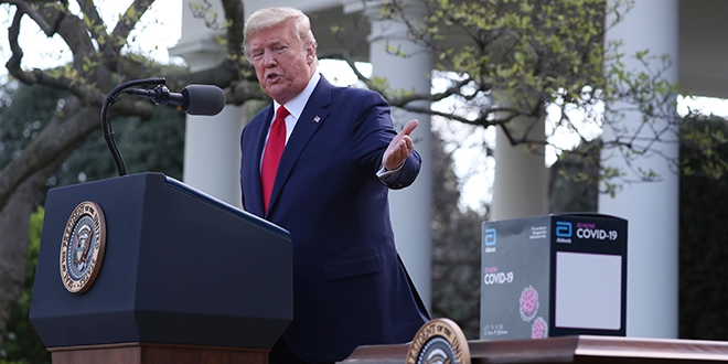 Trump'ın övdüğü test kiti hatalı sonuçlar vermiş