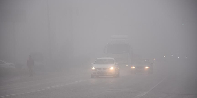 Meteorolojiden pus ve sis uyarısı-Haritalı