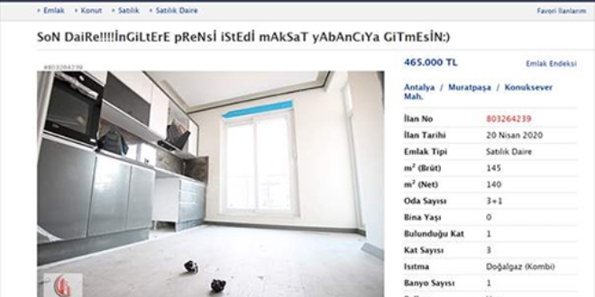 Bu emlakçının gülümseten ilanları ilgi çekiyor