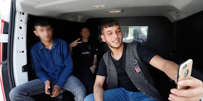11 bin lira ceza yediler selfie çektiler!