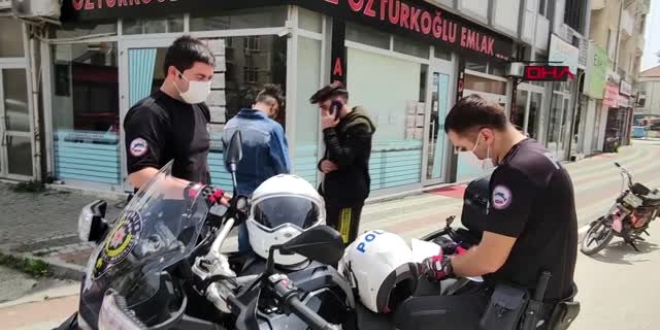 Yasağa uymayan iki gence 17 bin TL ceza