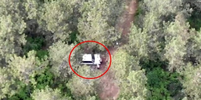 Yasağı hiçe sayan 2 piknikçi, drone ile tespit edildi