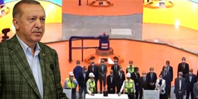 Erdoğan'dan açılış töreninde sosyal mesafe ve maske uyarısı