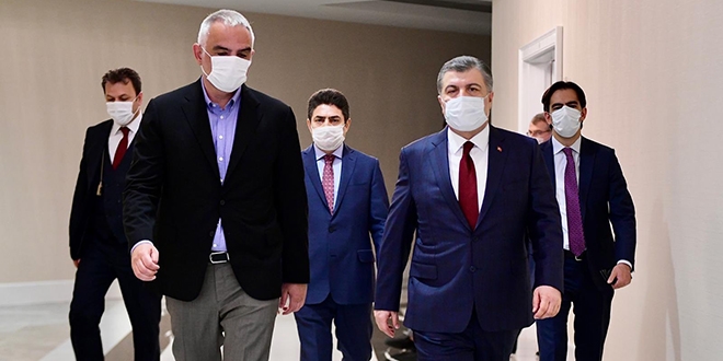 Bakanlar Koca ve Ersoy normalle�me s�recini g�r��t�