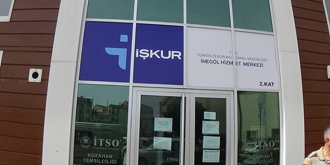 9 pozitif vaka çıkan İŞKUR şubesi kapılarını kapattı
