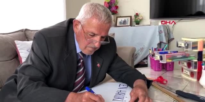 Emekli oldu ama e�itime ara vermedi