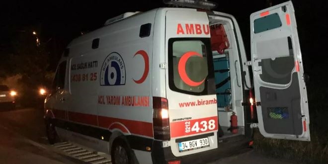 'Dur' ihtarna uymayan ambulans srcs yakaland