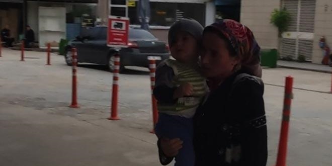 Çamaşır suyu içen 1 yaşındaki Kadir, tedaviye alındı
