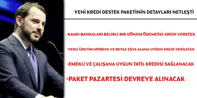 Yeni kredi destek paketinin detayları belli oldu
