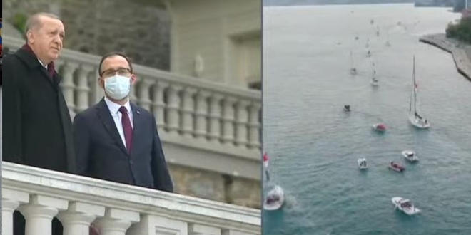 '29 Mayıs İstanbul Boğazı Saygı Geçişi' başladı