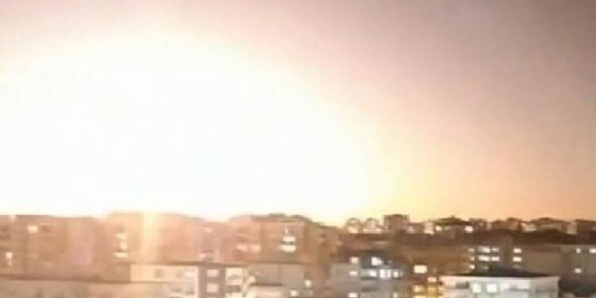 Meteor düşmesi Batman'da da görüntülendi