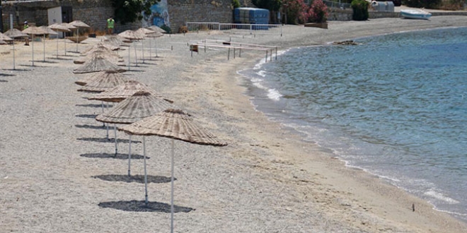 Bodrum'da halk plajlar 1 Haziran'a hazrlanyor