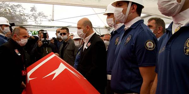 Şehit polis memuru Atakan Arslan son yolculuğuna uğurlandı