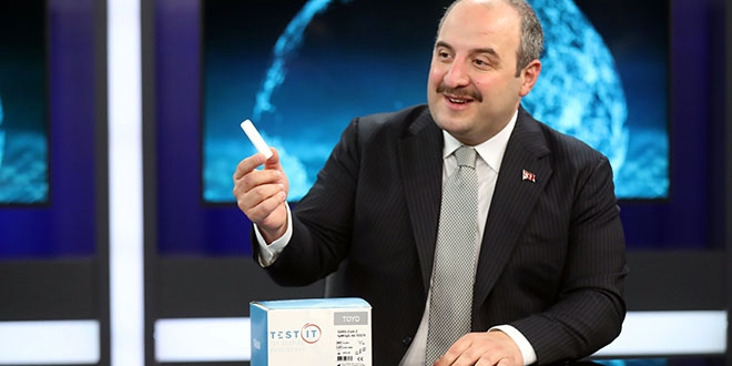 Bakan Varank canlı yayında 'Yerli Tanı Kiti'ni tanıttı