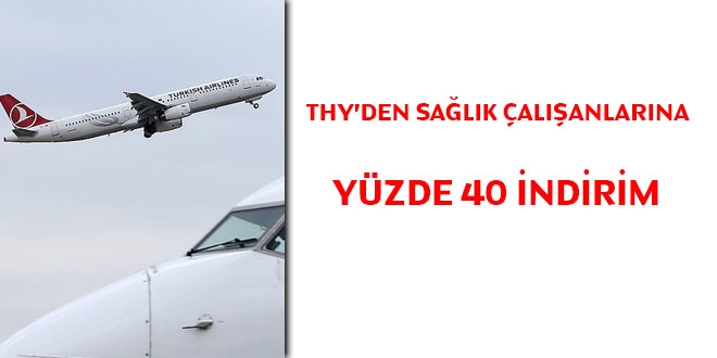 THY'den salk alanlarna yzde 40 indirim