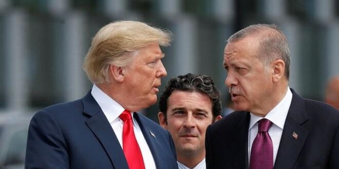 Cumhurbaşkanı Erdoğan, ABD Başkanı Trump ile görüştü