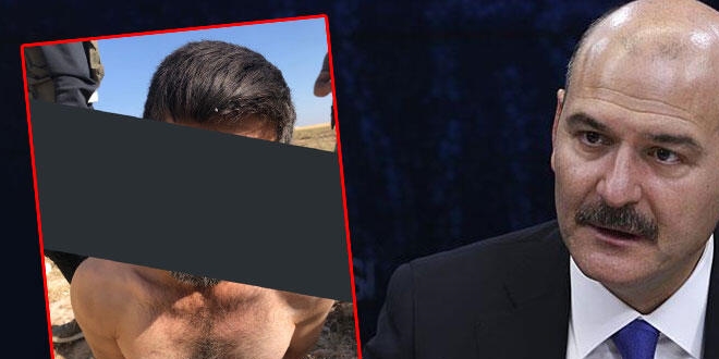 Kilolarca patlayıcıyla yakalandı, Bakan Soylu fotoğrafını paylaştı