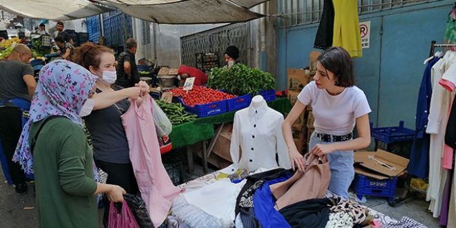 Butik açma hayaliyle işinden istifa etti, pazarcı oldu