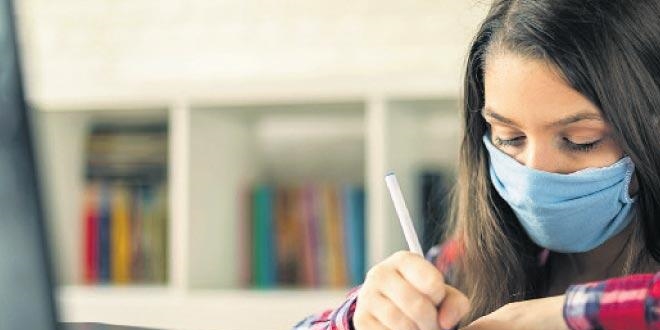 'Sınavda maske takılması konsantrasyonu bozar'
