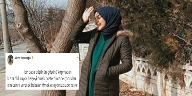 Babası tarafından öldürülmeden bu notu paylaşmış