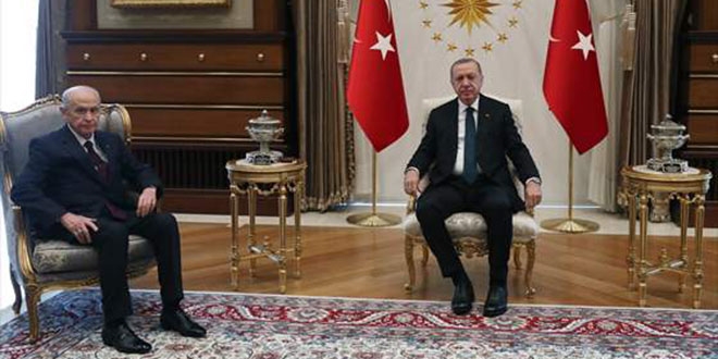 Erdo�an-Bah�eli g�r��mesi ba�lad�