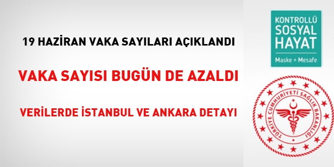 Vaka sayısı bugün de azaldı. Verilerde Ankara ve İstanbul detayı