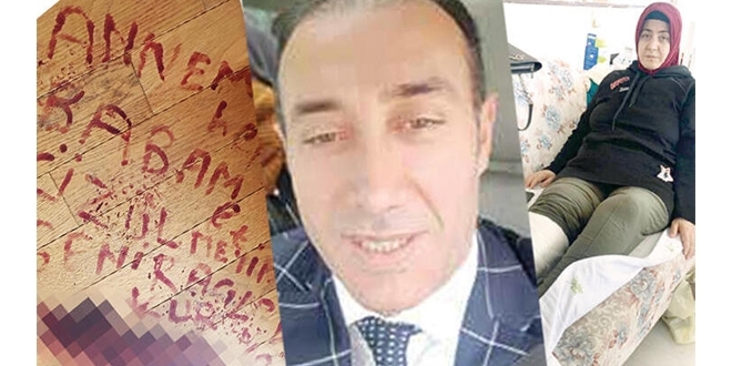 Kanıyla saldırganın ismini yazmıştı. Polis o kişiyi buldu
