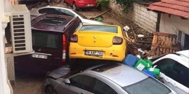 Bursa'daki sel felaketinde korkunç görüntüler